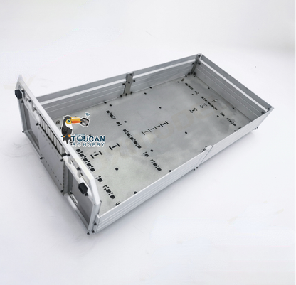 JXModel Metal Operation Cage Fork Telescopic Spreader Cargo Bucket for 1/14 RC Hydraulic Crane Truck F1650 F1650-TD DIY Parts for Enthusiast