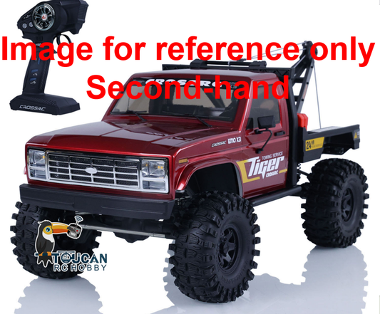 Free Shipping CN Stock Second-hand 1/8 4WD CORSSRC EMO X3 RC Towing Rescue Car 4x4 Remote Control Crawler Car Model