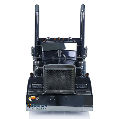 Realistic rc tractor truck rtr black complete electric kit controller battery included
