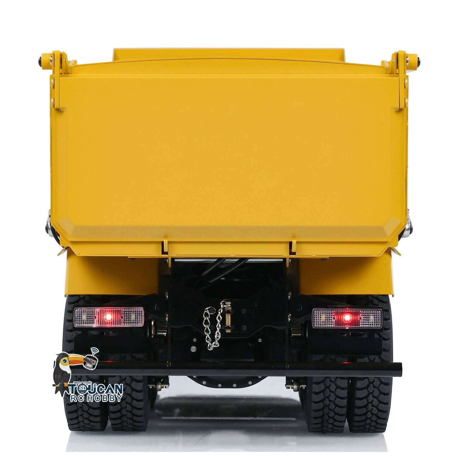 Realistic simulation RC dump truck with hydraulic lifting function
