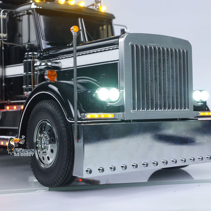 Realistic simulation RC tractor with decorative exhaust chimney parts
