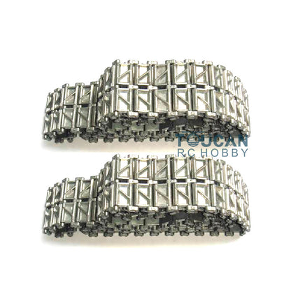 TOUCAN RC HOBBY Henglong 1/16 Metal Tracks Sprocket Road Wheels Idlers Mudguard Protection Net Machine Gun For 3899 3899A Tank Vehicle Model