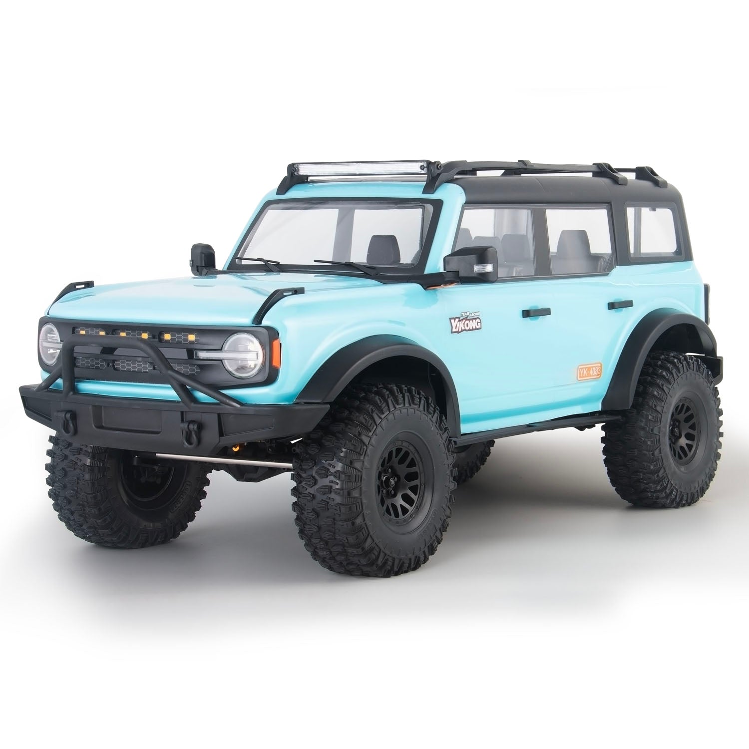 1/8 YIKONG YK4083 V3 RC Crawler Climbing Car 4WD Remote Control Off-road Vehicle Servo Motor ESC Hobby Model Electric Machine - Sky Blue 1/8 YIKONG YK4083 V3 RC Crawler Climbing Car 4WD Remote Control Off-road Vehicle Servo Motor ESC Hobby Model Electric Machine - Sky Blue