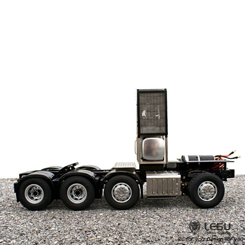 LESU Metal 8x8 Chassis for 1/14 RC Tractor Truck Low Top 3363 Cabin 2 Speed Transmission for RC Vehicle Enthusiast DIY Model