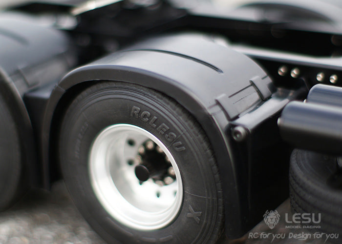 LESU HO700 1/14 6x4/4x2 Remote Control Tractor Truck Metal Chassis 2 Speed Transmission 540 Brushed Motor for RC Hobbyists