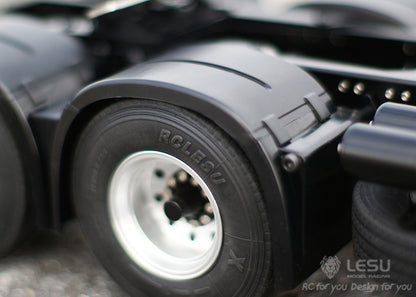 LESU HO700 1/14 6x4/4x2 Remote Control Tractor Truck Metal Chassis 2 Speed Transmission 540 Brushed Motor for RC Hobbyists