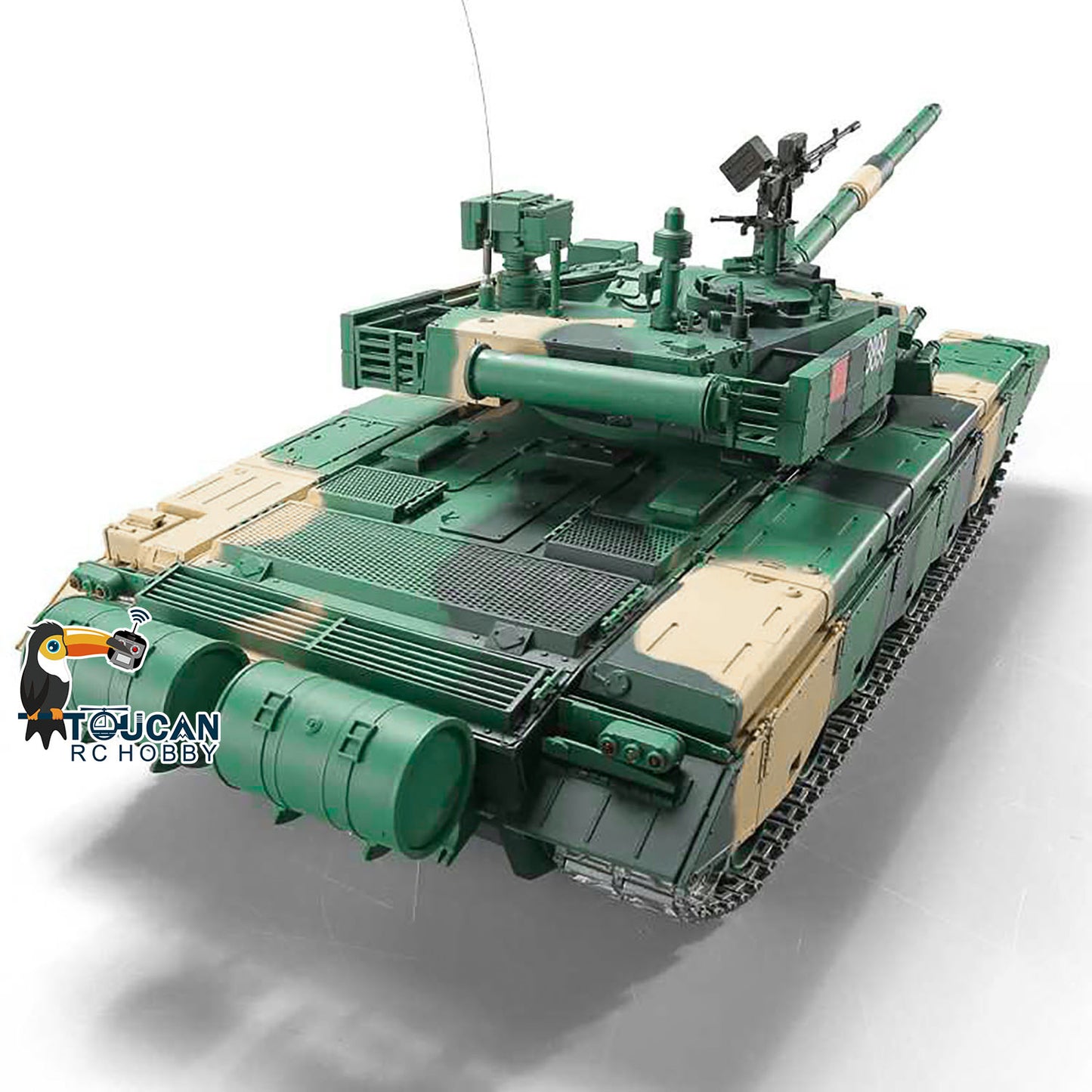 Henglong 1/16 7.0 Upgraded Chinese 99A RTR RC Panzer Remote Controlled Military Car Tank DIY Model 3899A W/ 360 Turret Toys