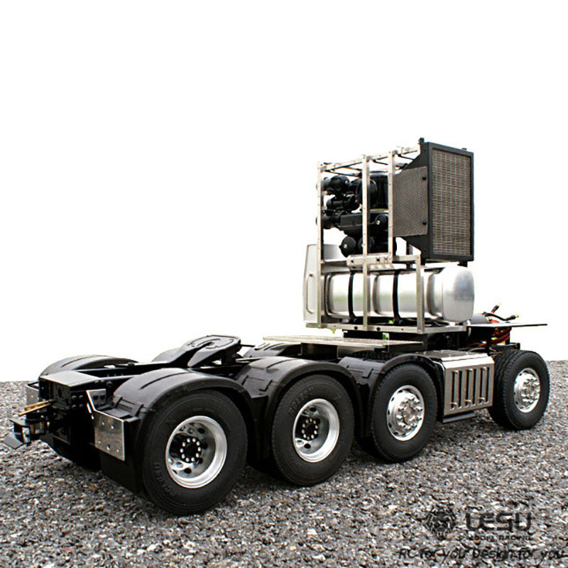 LESU Metal 8x8 Chassis for 1/14 RC Tractor Truck Low Top 3363 Cabin 2 Speed Transmission for RC Vehicle Enthusiast DIY Model