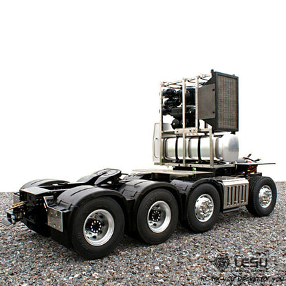 LESU Metal 8x8 Chassis for 1/14 RC Tractor Truck Low Top 3363 Cabin 2 Speed Transmission for RC Vehicle Enthusiast DIY Model