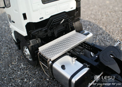 LESU 1/14 RC 700 4*2 Tractor Trailer Truck Model Metal Chassis 2Axle Simulation Vehicle Hobby Model DIY Car Motor