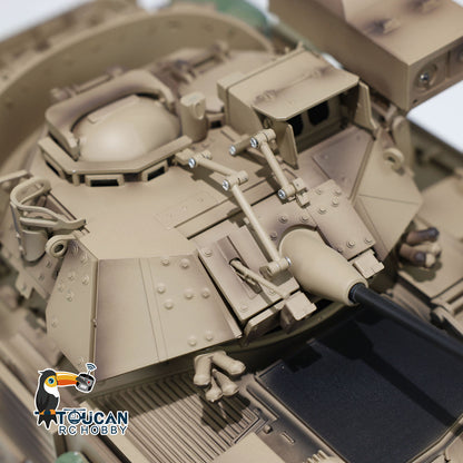 US Stock TD 1/16 Military RC Tank M2A2 Bradley Metal Tracks Gearbox Barrel Recoil System Radio Control Combat Vehicles
