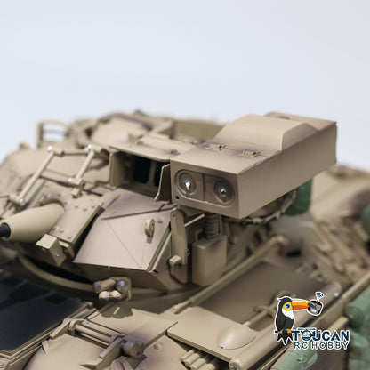 US Stock TD 1/16 Military RC Tank M2A2 Bradley Metal Tracks Gearbox Barrel Recoil System Radio Control Combat Vehicles