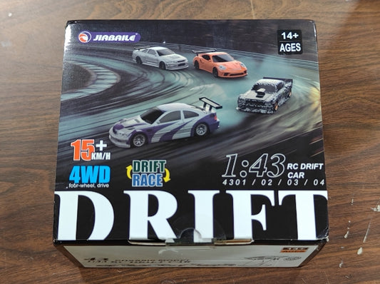 Second Hand CA STOCK 1/43 Radio Control Drift Car 4WD RC 2.4g Mini Race Car Toy High Speed Model
