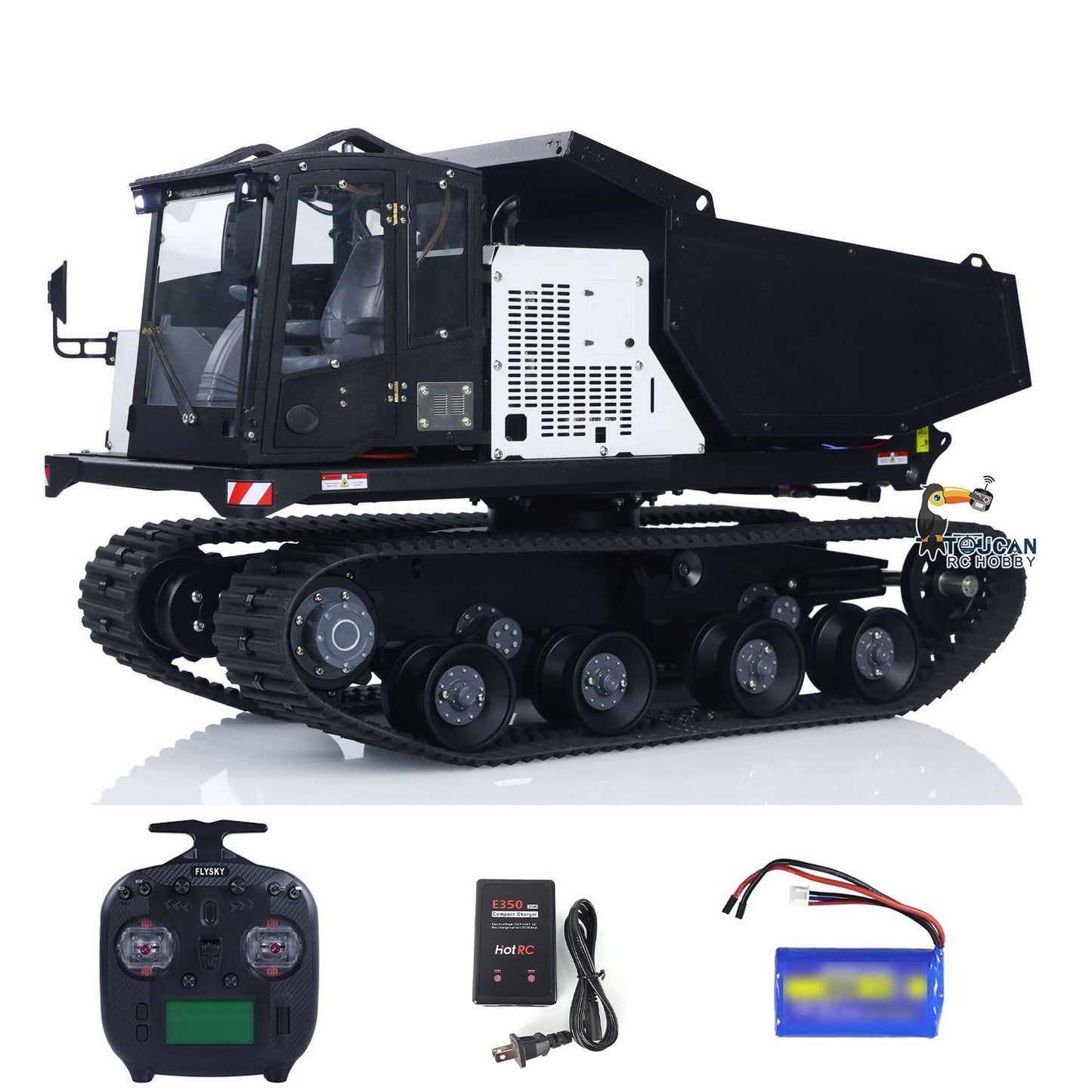 TOUCAN T14R Panther remote control track dump car light sound system charger
