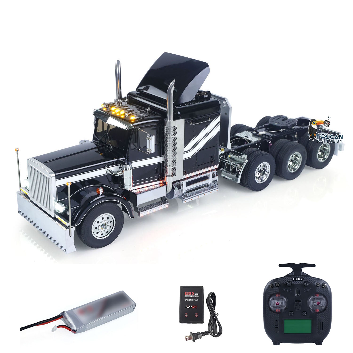 TOUCAN tractor model matched with ST8 remote control transmitter set
