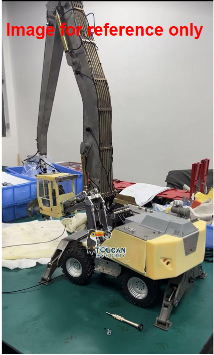 Deposit New Product Pre-order LESU 1/14 Metal Radio Controlled Excavator MHL360 RC Wheeled Transport Vehicle Truck Hydraulic Car Model