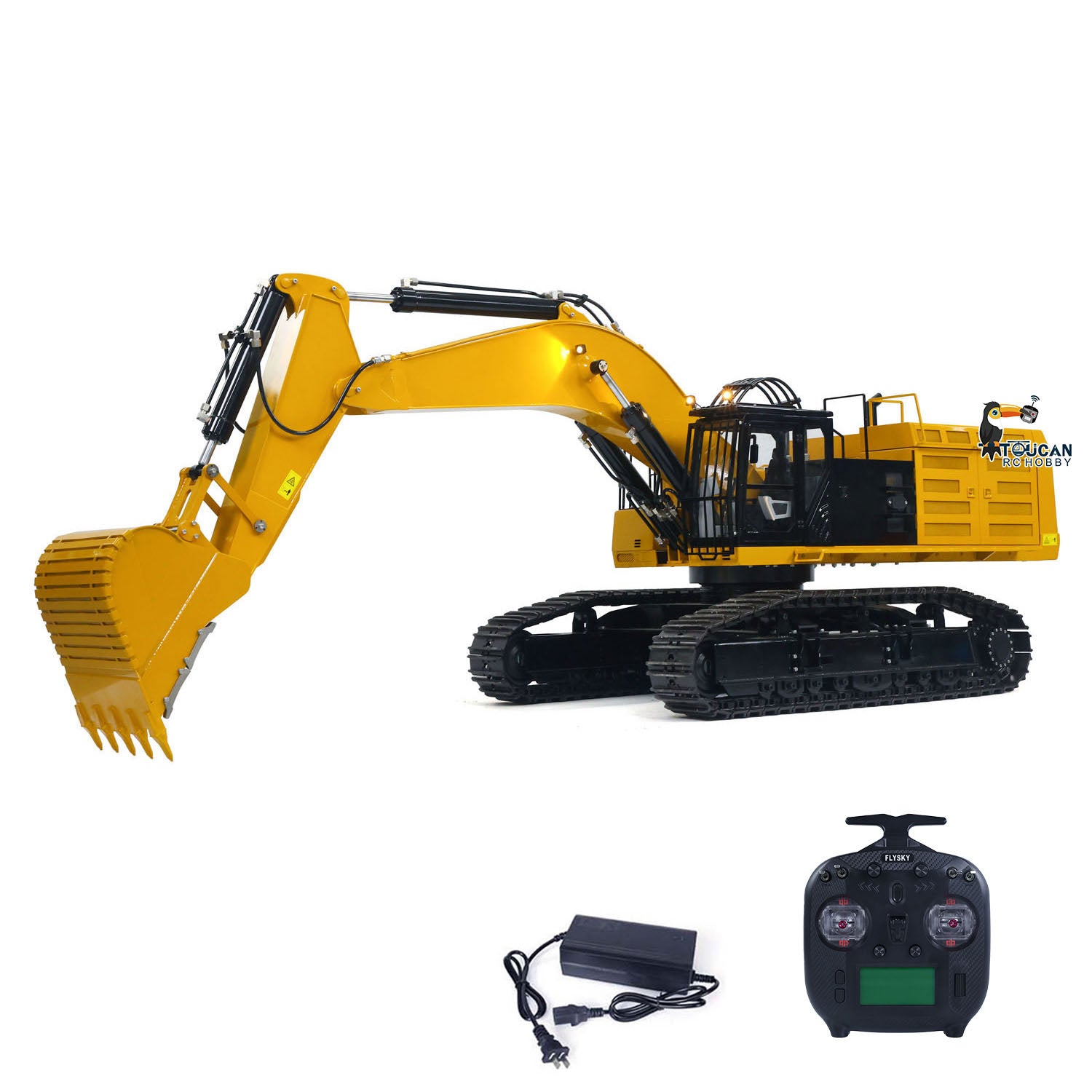TYMX 390F 1/8 Metal RC Hydraulic Excavator RTR Heavy Digger Model