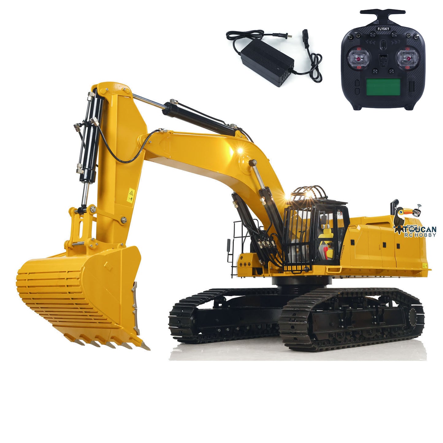 TYMX 395 1/8 Metal RC Hydraulic Excavator RTR