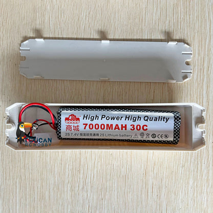 US Stock 7000MAH Lipo Battery 7.4V Electronic for 1/16 Henglong RC Tank Remote Controll Military Vehicle Upgraded DIY Model