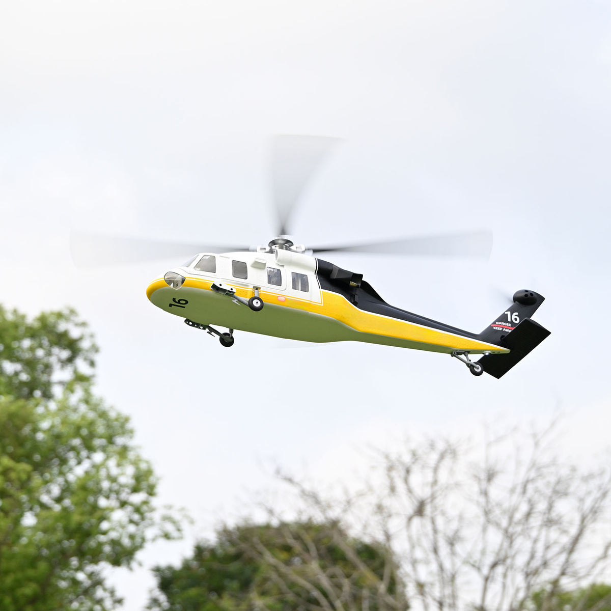 TOUCAN RC HOBBY Fly Wing Smart RC Rescue Helicopter 4 Blade Rotor GPS Position Hold Return to Home Multiple Flight Modes Scale Aircraft Model