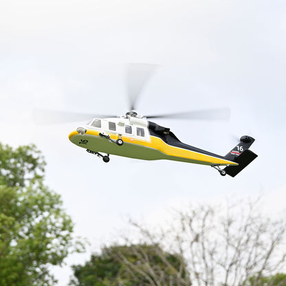 TOUCAN RC HOBBY Fly Wing Smart RC Rescue Helicopter 4 Blade Rotor GPS Position Hold Return to Home Multiple Flight Modes Scale Aircraft Model