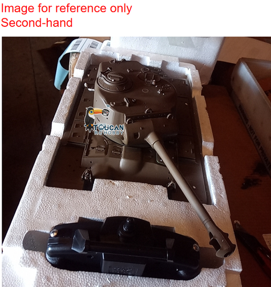 Second Hand US Stock Henglong 1/16 7.0 Customized M26 Pershing RTR RC Tank 3838 Metal Tracks Wheels