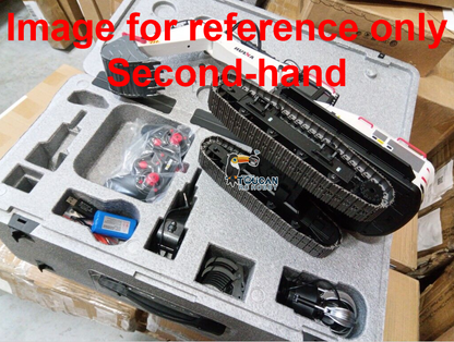 Fast Free Shipping Second Hand US Stock 1/14 HUINA RC Metal Excavator Model Toys 1594 Radio Control Digger Light Sound Battery