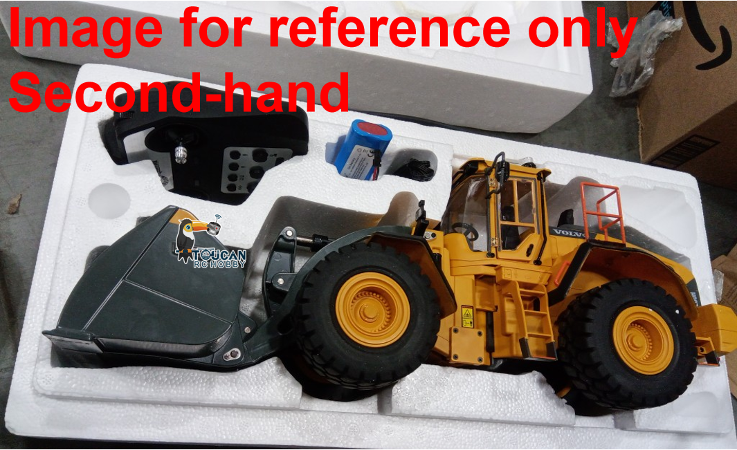 Fast Free Shipping Second Hand US Stock L260H Loader 1/16 Double Eagle E592 RC Loader Remote Control Car Light Sound