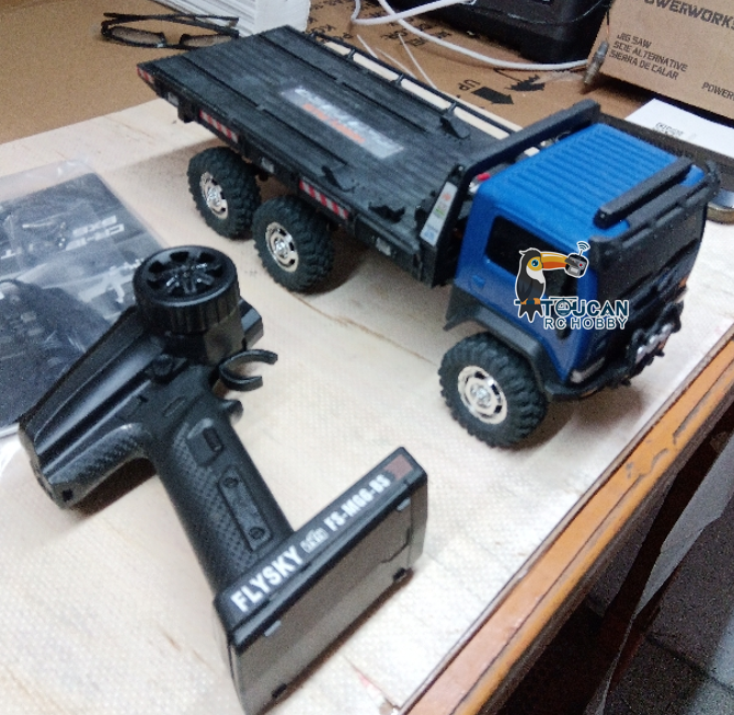 Free Shipping Second Hand US Stock CR18P Flatbed Truck 6x6 RTR RC Rock Crawler 1/18 Off-Road Truck 2-Speed Lights