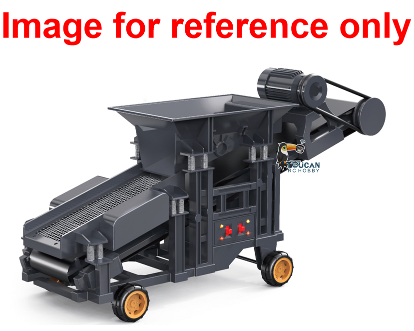Pre-order RTR 1/50 Electric Remote Control Vibrating Sand Sieve Machine RC Construction Vehicle Finished Model Lights Sounds Effect Gift