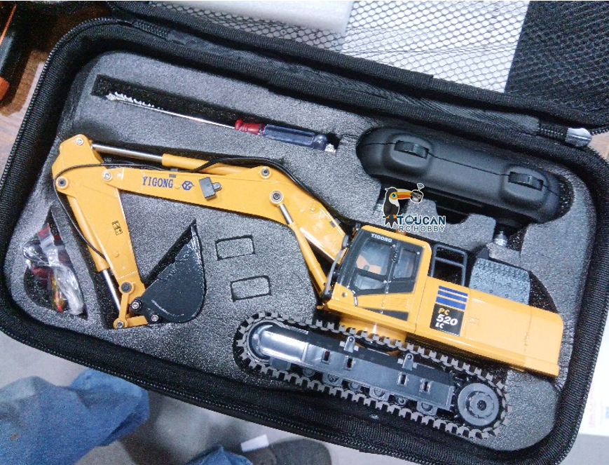 Free Shipping Second Hand US Stock 1/50 RC Digger PC520 Electric Lifting Radio Control Excavator Engineering Vehicle