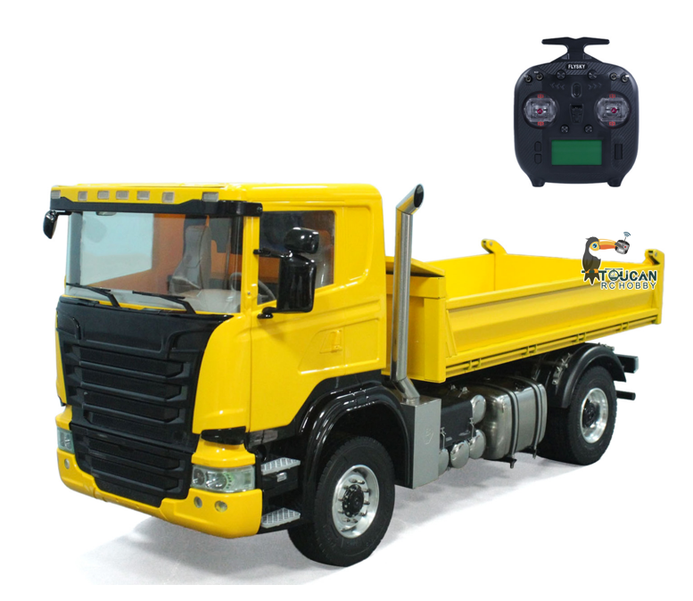 TOUCAN RC HOBBY LXY 1/14 4x4 RC Hydraulischer Muldenkipper ferngesteuerter Metall-Kipper elektrisches Modell mit 3-Gang-Schaltgetriebe