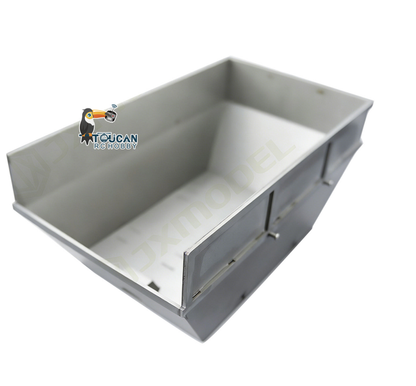 JXModel Metal Small Bucket for VL18U 1/14 6*4 Hydraulic RC Skip Loader K3363 Swing Arm Dump Garbage Truck DIY