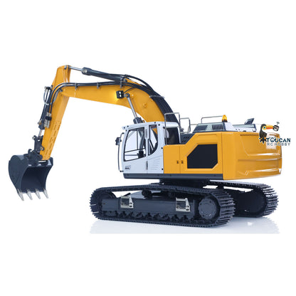 Full metal tracked rc excavator with leveling bucket quick detach design all power parts supplied
