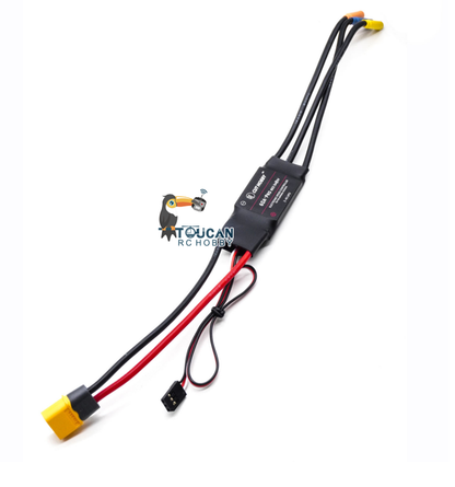 Cut Model 60A Brushless ESC Planet Gear Metal Drive Wheel Brushless Motor for 1/12 1/14 Remote Control Hydraulic Excavator Construction Vehicles LR914