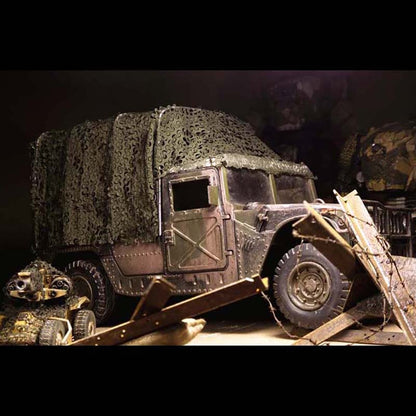 Camouflage Net for Heng Long 1/35 RC Tank Remote Controlled Military Vehicle Armored Model Tiger I Challenger II