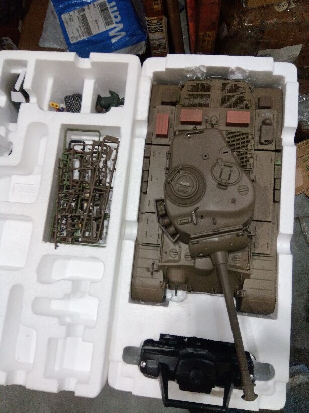 Fast Free Shipping Second Hand US Stock 2.4Ghz Henglong 1/16 7.0 Plastic Ver M26 Pershing 3838 RTR RC Tank Model BB IR Smoke