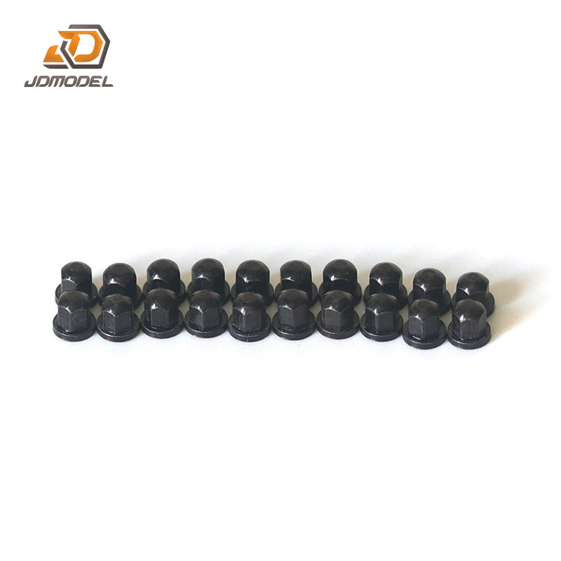 Metal Painted Wheel Hubs Rims Screws for 1/14 JDModel RC Truck Remote Control Tractor Trailer Cars Hobby Model Toys
