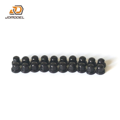 Metal Painted Wheel Hubs Rims Screws for 1/14 JDModel RC Truck Remote Control Tractor Trailer Cars Hobby Model Toys