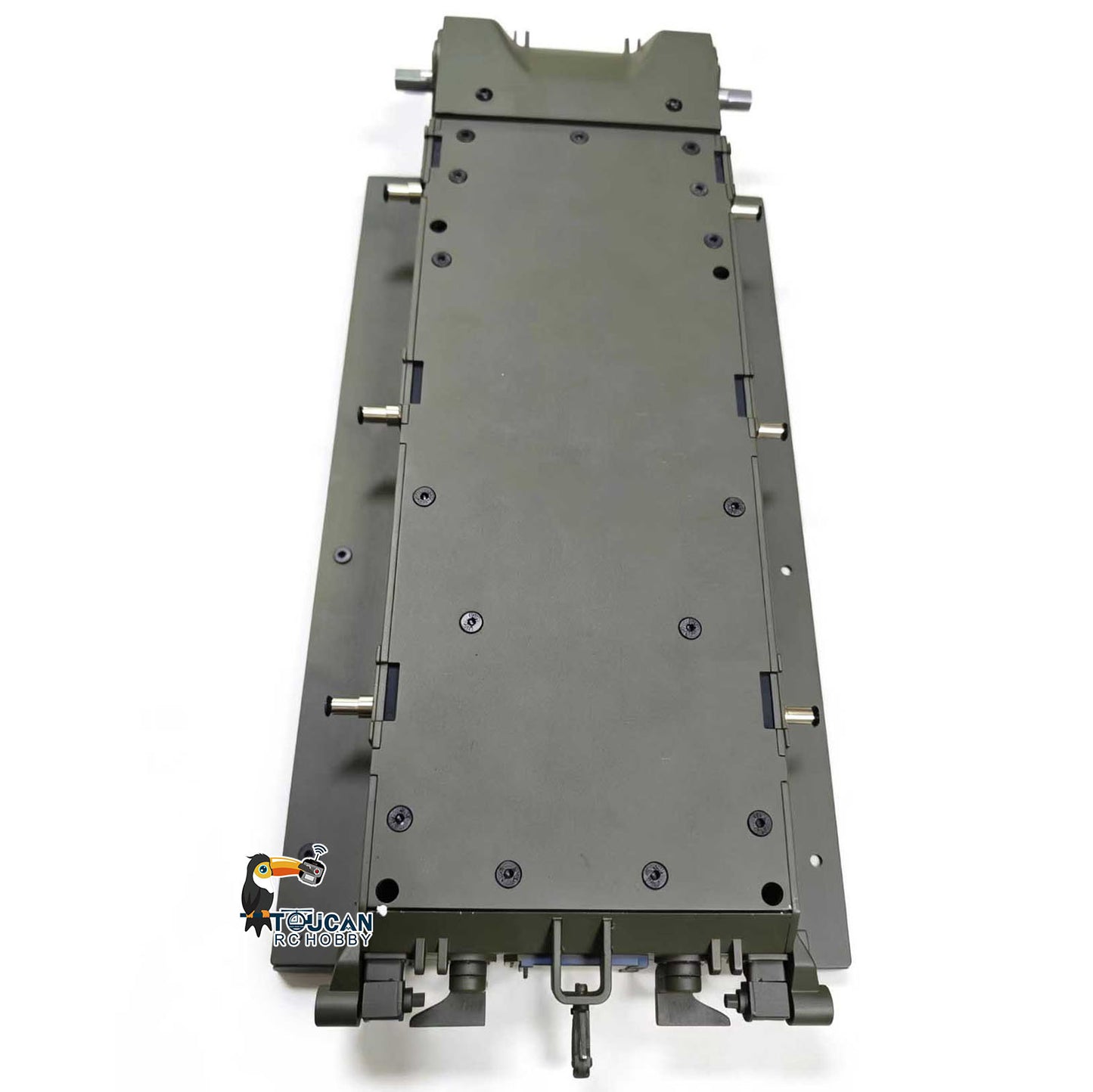 Metal Chassis Smoke Unit Gearbox Power Blue Motor Speaker Switch for Henglong 1/16 RC Battle Tank 3898 USA M4A3 Sherman Model