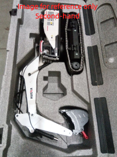 TOUCAN RC HOBBY Second Hand US Stock 1/14 HUINA RC Metal Excavator Model Toys 1594 Radio Control Digger Light Sound Battery