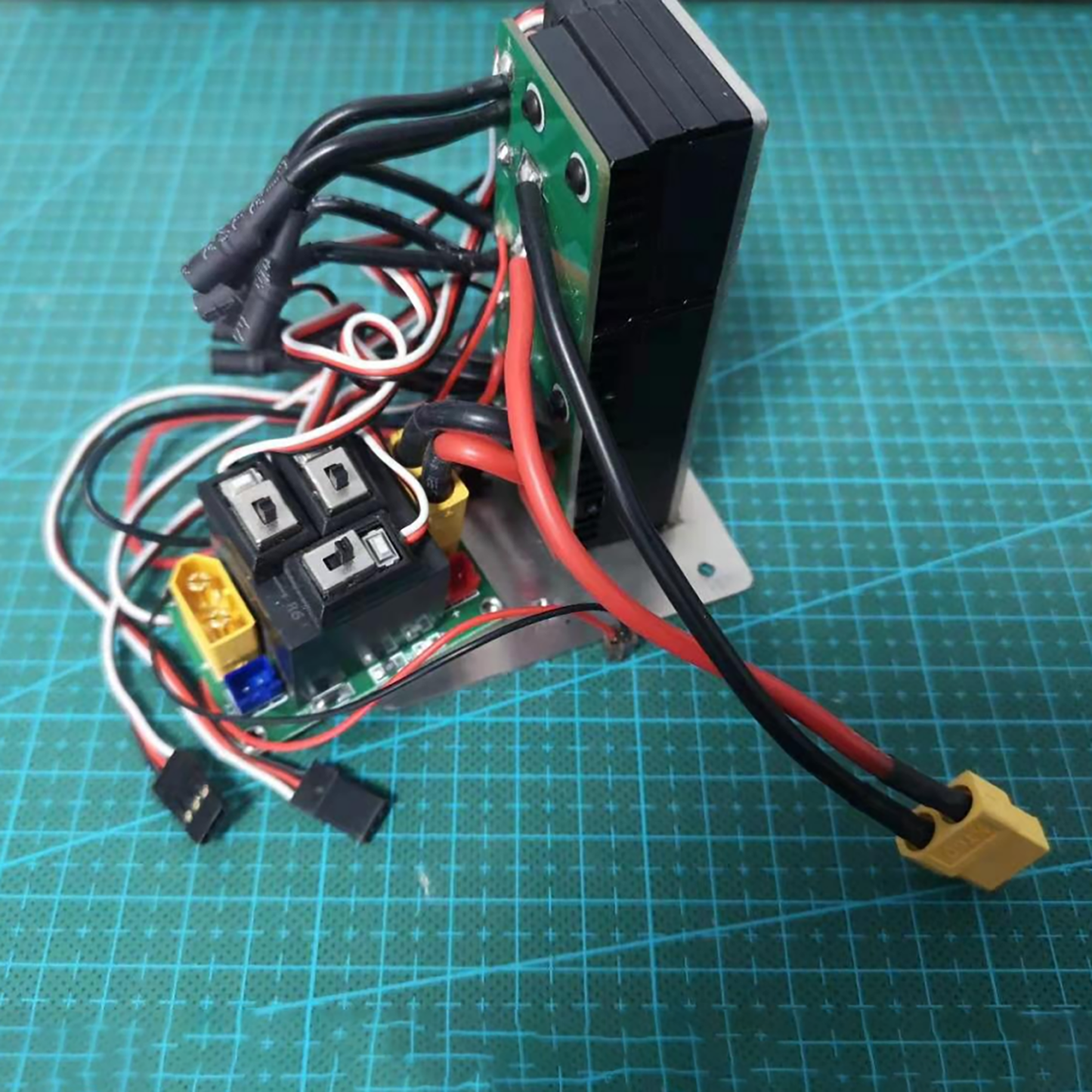 Kabolite 15000MAH 11.1V Battery/ESC Board/60A Brushless ESC for 1/14 K970 RC Hydraulic Excavator Parts for Model Enthusiast