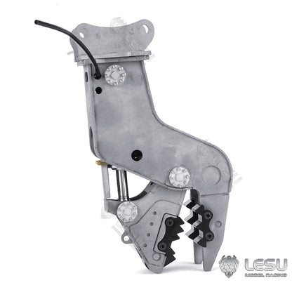 LESU Aoue ET26L 1/14 Painted & Assembled Metal Hydraulic RC Excavator Protective Fence Curved Ripper Fork Bucket B