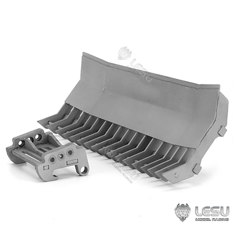 LESU 1/14 Scale Metal Assembled Aoue LT5 Skid-Steer Loader Radio Control Tracked Dozer Blade Openable Bucket Gripper Hay Clamp