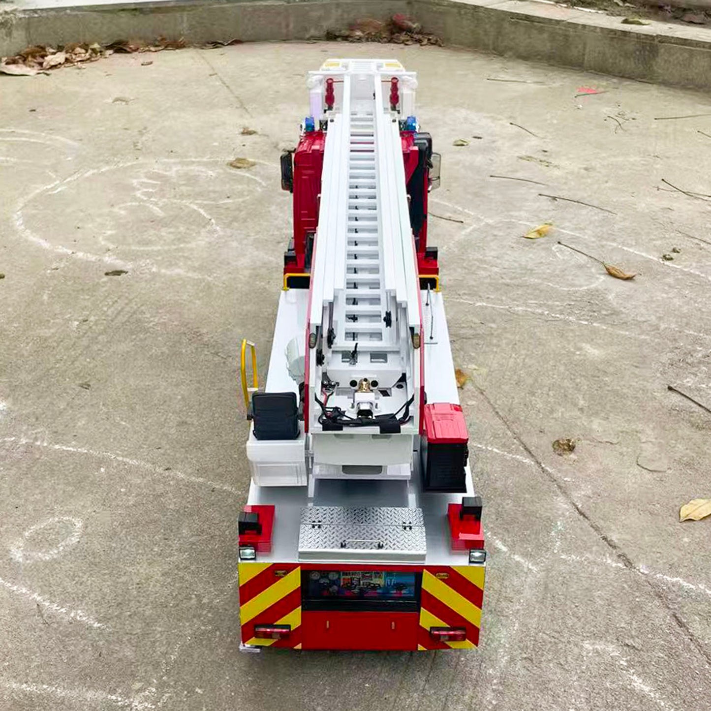 1/14 6x4 2Speed Gearbox Metal Chassis Remote Control Electric Lift Ladder Fire Truck RC Rescue Vehicle Model Sound System