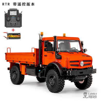LESU U4023 1/14 Metal RC Off-Road All-Terrain Light Truck with Flysky PL18EV LITE Radio System 3 Speed Transmission Light Sound for Outdoor