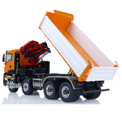 E350 charger and battery supporting PL18EV radio controlled 8X8 dump crane truck
