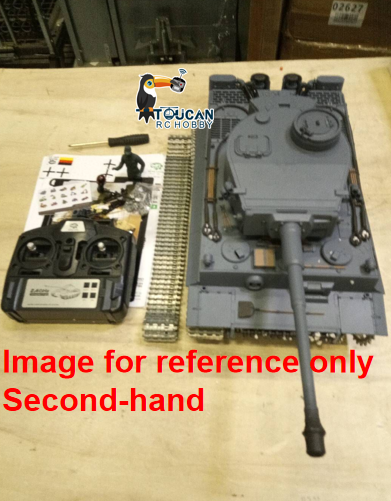 Fast Free Shipping Second Hand for EU Henglong 1/16 Scale 7.0 Upgraded Metal Version German Tiger I RTR RC Tank 3818
