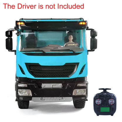 1/14 Toucan 6x6 Metal Hydraulic RC Dumper Truck Remote Controlled Simulation Car Hobby Models 2-speed Gearbox ESC Servo