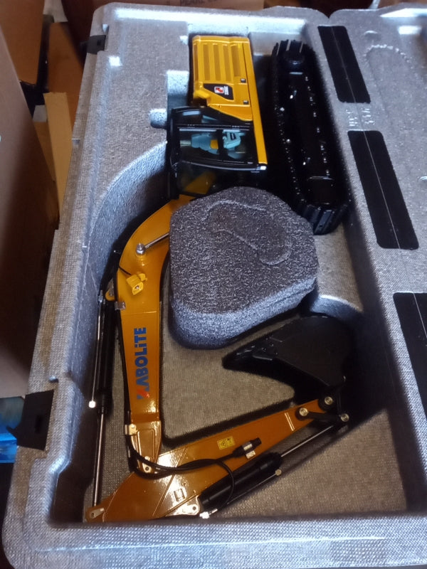 Second Hand US STOCK 1/18 RC Hydraulic Excavators Kabolite K961 100S RTR Radio Controlled Digger Simulation Vehicle Hobby Model